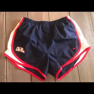 Ole Miss Nike running shorts